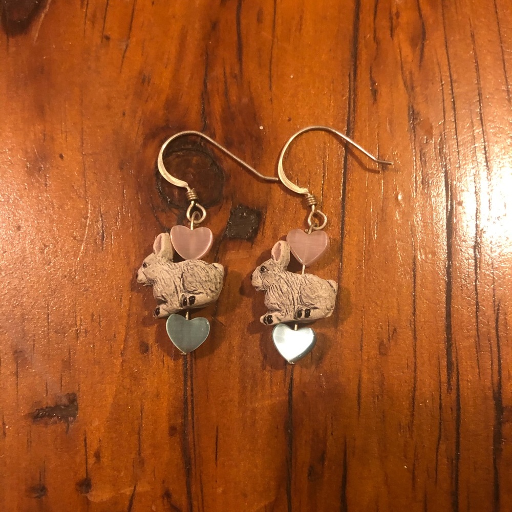 Rabbit earrings 🐇 🐰